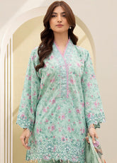 Zellbury Embroidered Lawn 3 Piece Unstitched Suit WUS25E30149