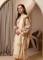 Zellbury Embroidered Lawn 3 Piece Unstitched Suit WUS25E30209