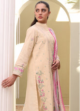Zellbury Embroidered Lawn 3 Piece Unstitched Suit WUS25E30279