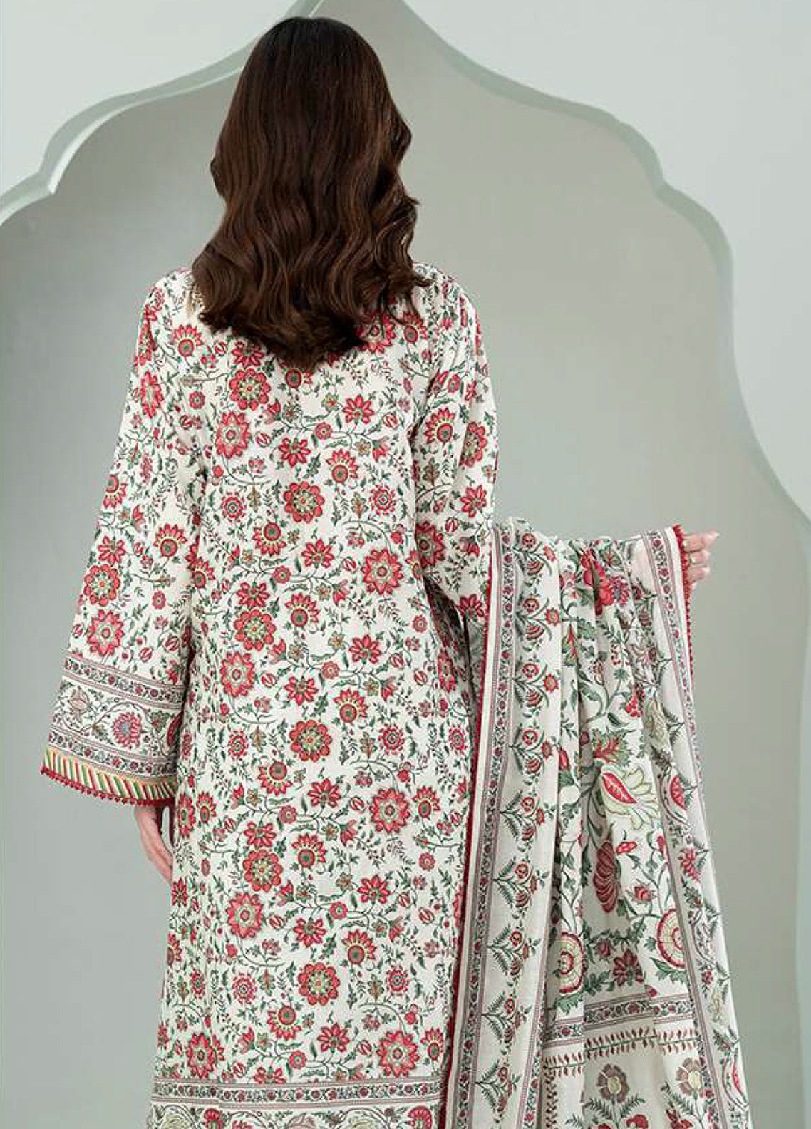 Zellbury Embroidered Lawn 3 Piece Unstitched Suit WUS25E30458 Zellbury Embroidered Lawn 3 Piece Unstitched Suit WUS25E30458