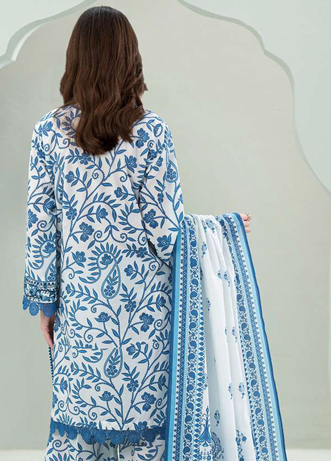 Zellbury Embroidered Lawn 3 Piece Unstitched Suit WUS25E30526 Zellbury Embroidered Lawn 3 Piece Unstitched Suit WUS25E30526