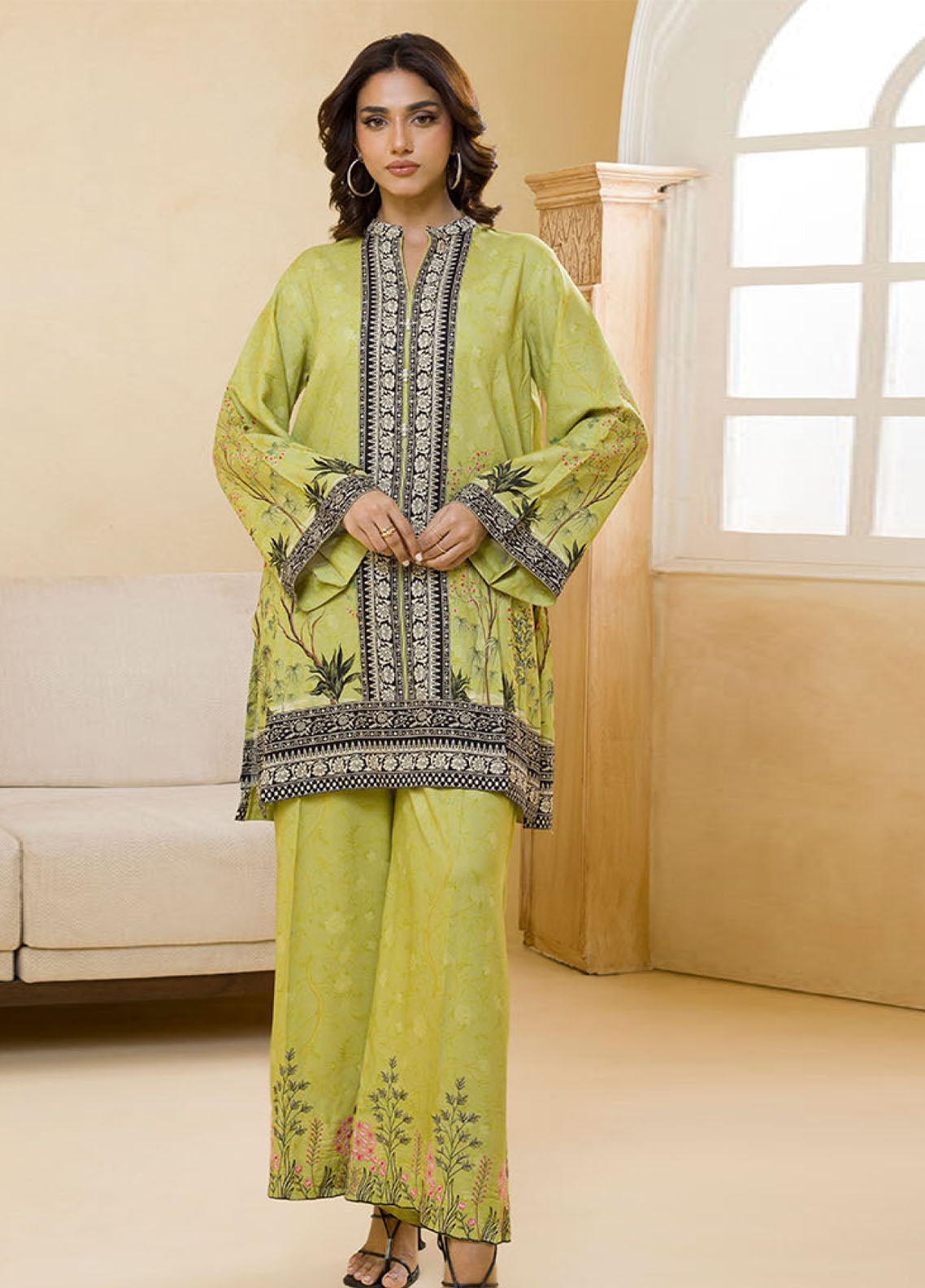 Zellbury Embroidered Linen 2 Piece Unstitched Suit WUW25E20092 Zellbury Embroidered Linen 2 Piece Unstitched Suit WUW25E20092