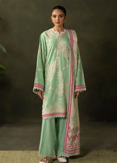 Zellbury Embroidered Viscose 3 Piece Unstitched Suit WUW24E30224