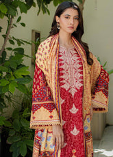 Zellbury Essential Embroidered Khaddar 3 Piece Unstitched Suit WUW24E30309