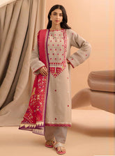 Zellbury Essential Embroidered Lawn 3 Piece Unstitched Suit WUS25E30062