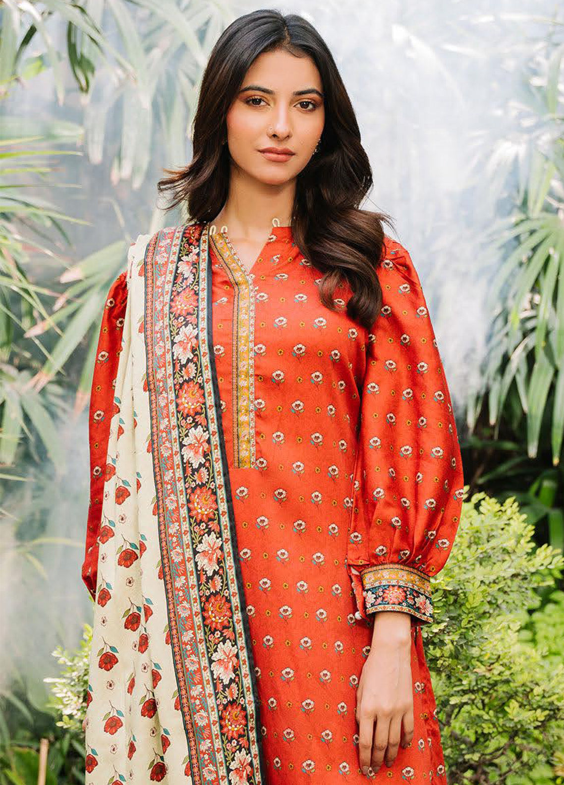 Zellbury Essential Printed Cotail 3 Piece Unstitched Suit WUW24X30307 Zellbury Essential Printed Cotail 3 Piece Unstitched Suit WUW24X30307