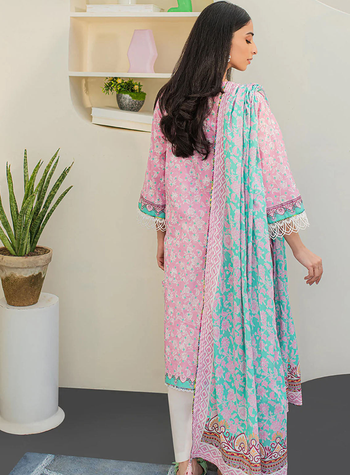 Zellbury Essential Printed Embroidered Lawn 2 Piece Unstitched Suit WUS24E21175 Zellbury Essential Printed Embroidered Lawn 2 Piece Unstitched Suit WUS24E21175