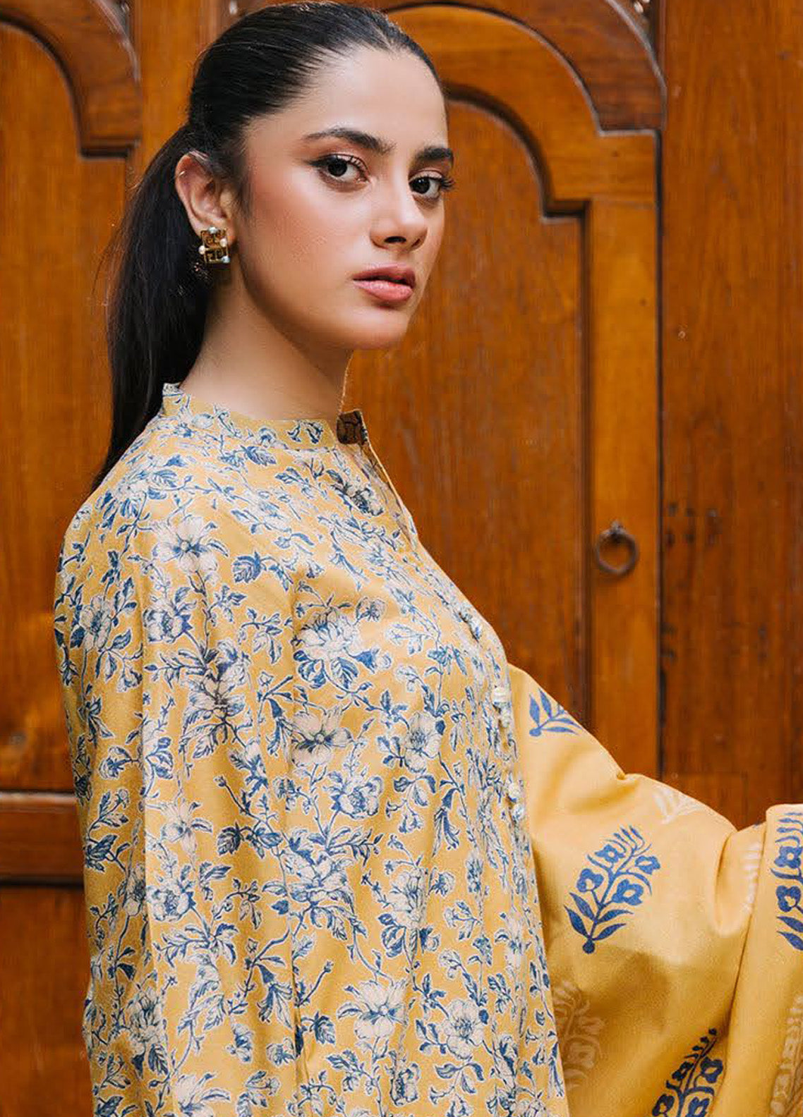 Zellbury Essential Printed Karandi 3 Piece Unstitched Suit WUW24X30211 Zellbury Essential Printed Karandi 3 Piece Unstitched Suit WUW24X30211