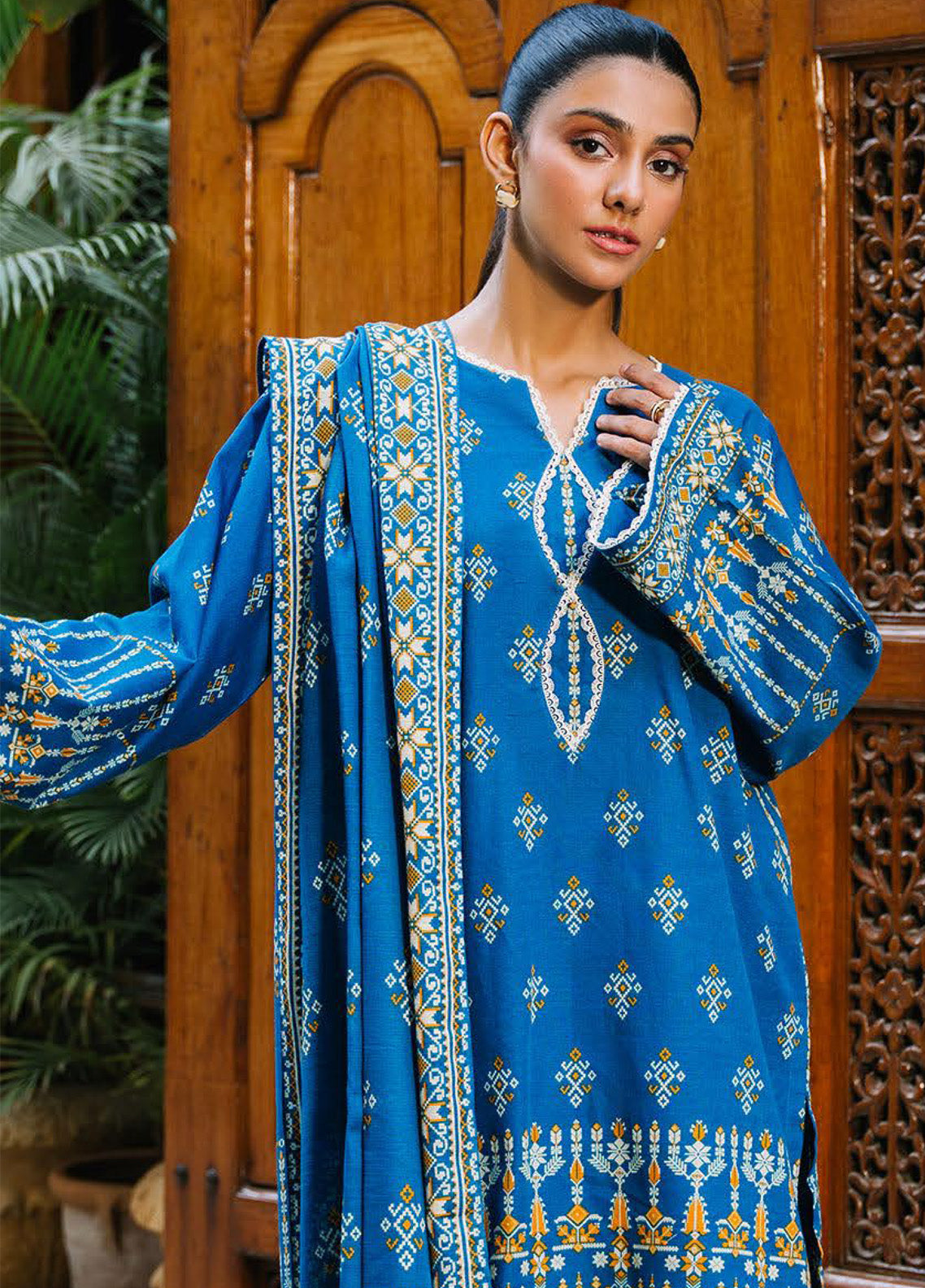 Zellbury Essential Printed Khaddar 3 Piece Unstitched Suit WUW24X30183 Zellbury Essential Printed Khaddar 3 Piece Unstitched Suit WUW24X30183