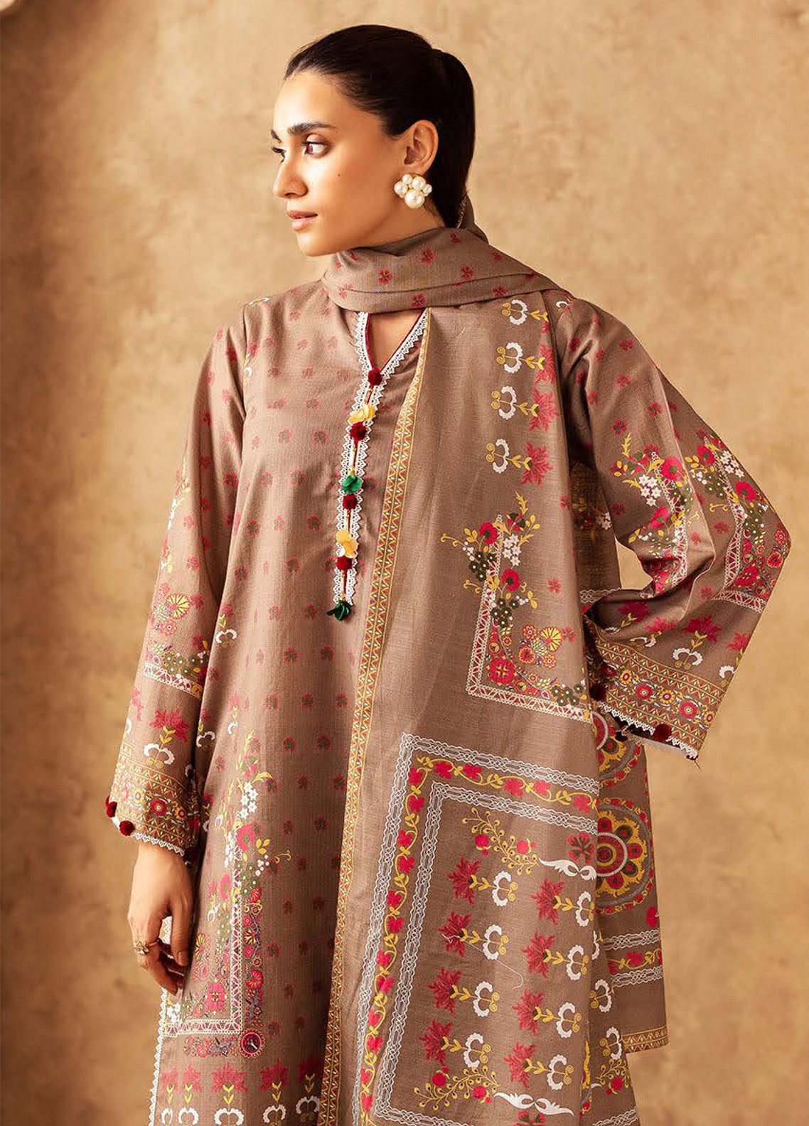 Zellbury Essential Printed Khaddar 3 Piece Unstitched Suit WUW24X30190 Zellbury Essential Printed Khaddar 3 Piece Unstitched Suit WUW24X30190