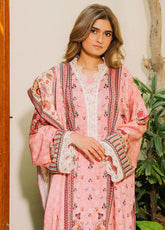 Zellbury Essential Printed Khaddar 3 Piece Unstitched Suit WUW24X30199