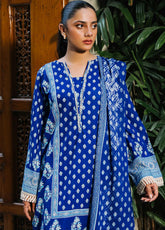 Zellbury Essential Printed Khaddar 3 Piece Unstitched Suit WUW24X30270