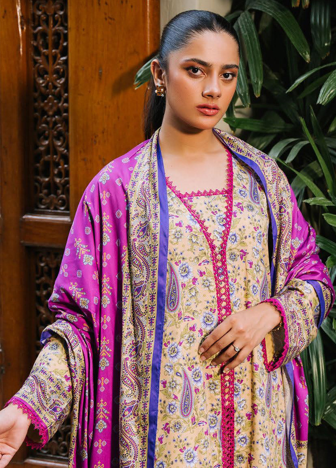 Zellbury Essential Printed Khaddar 3 Piece Unstitched Suit WUW24X30297 Zellbury Essential Printed Khaddar 3 Piece Unstitched Suit WUW24X30297