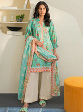 Zellbury Essential Printed Lawn 2 Piece Unstitched Suit WUS24X21157