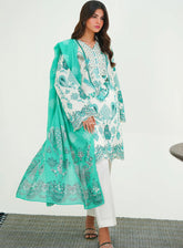 Zellbury Essential Printed Lawn 2 Piece Unstitched Suit WUS24X21386