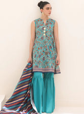 Zellbury Essential Printed Lawn 2 Piece Unstitched Suit WUS24X21650
