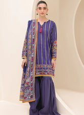 Zellbury Essential Printed Lawn 3 Piece Unstitched Suit WUS24X31664