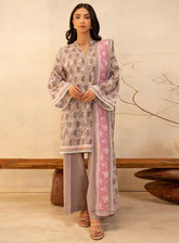 Zellbury Essential Printed Lawn 3 Piece Unstitched Suit WUS25X30029