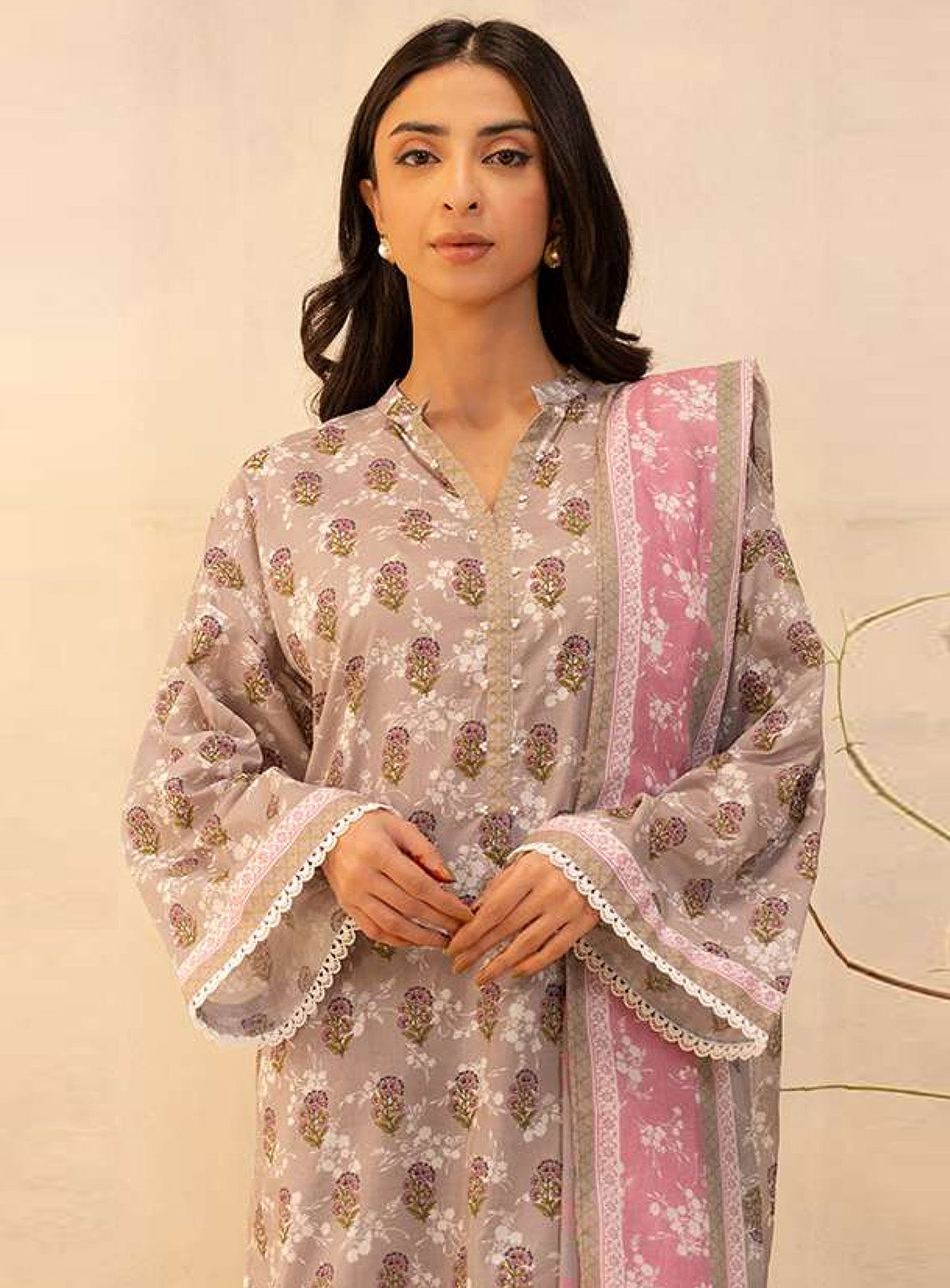 Zellbury Essential Printed Lawn 3 Piece Unstitched Suit WUS25X30029 Zellbury Essential Printed Lawn 3 Piece Unstitched Suit WUS25X30029