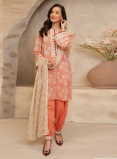 Zellbury Essential Printed Lawn 3 Piece Unstitched Suit WUS25X30032