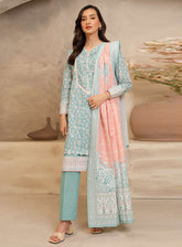Zellbury Essential Printed Lawn 3 Piece Unstitched Suit WUS25X30046