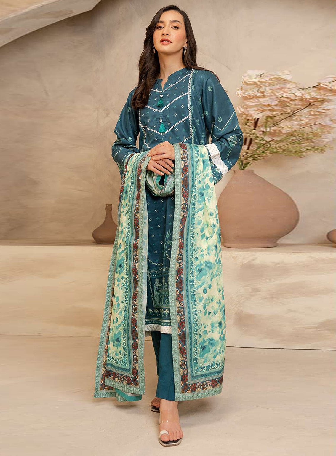 Zellbury Essential Printed Lawn 3 Piece Unstitched Suit WUS25X30060 Zellbury Essential Printed Lawn 3 Piece Unstitched Suit WUS25X30060