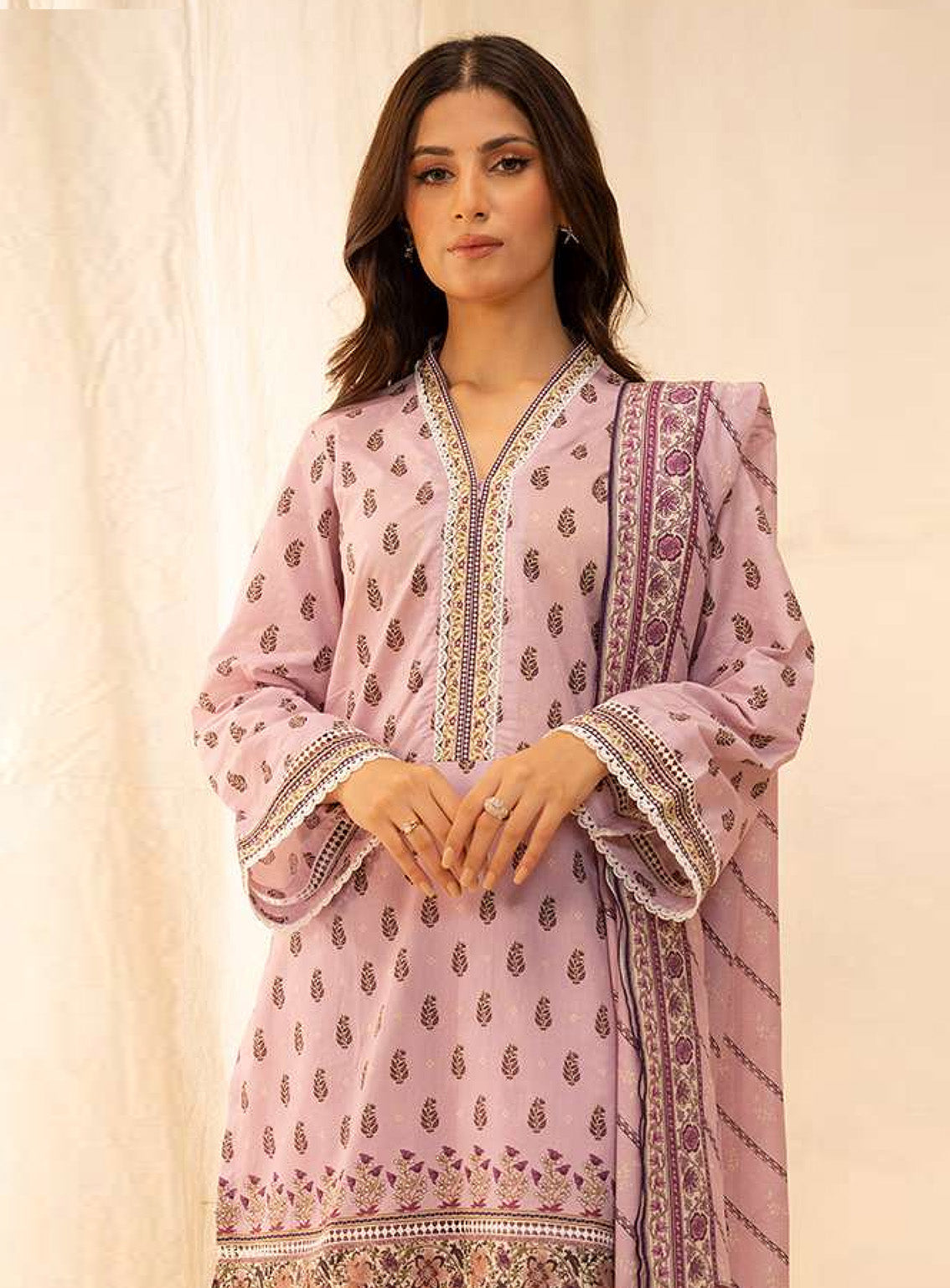 Zellbury Essential Printed Lawn 3 Piece Unstitched Suit WUS25X30117 Zellbury Essential Printed Lawn 3 Piece Unstitched Suit WUS25X30117