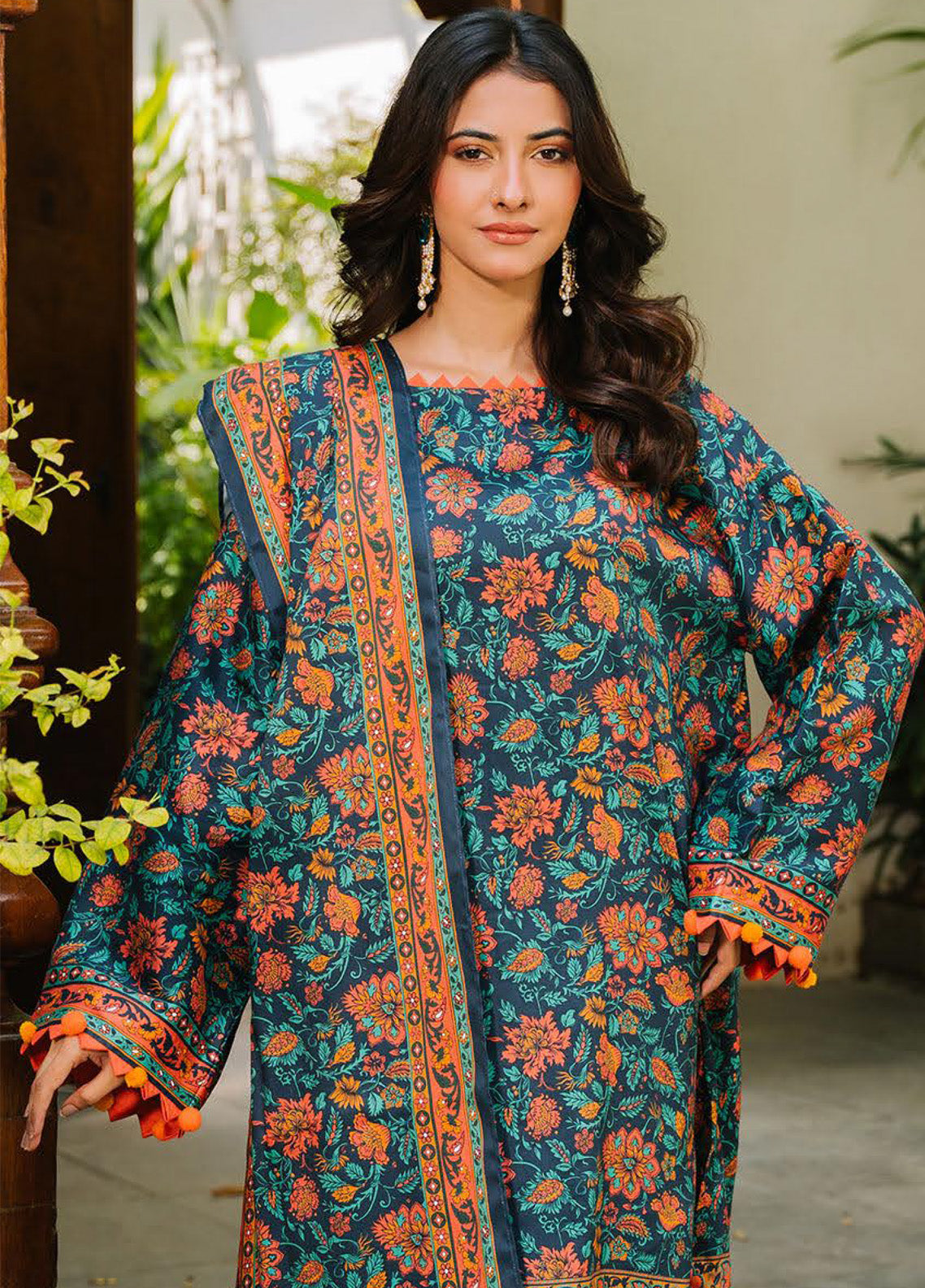 Zellbury Essential Printed Twill Viscose 3 Piece Unstitched Suit WUW24X30298 Zellbury Essential Printed Twill Viscose 3 Piece Unstitched Suit WUW24X30298