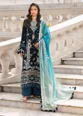 Zellbury Luxury Embroidered Organza 3 Piece Unstitched Suit WULC25E34198