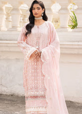 Zellbury Luxury Embroidered Organza 3 Piece Unstitched Suit WULC25E34209