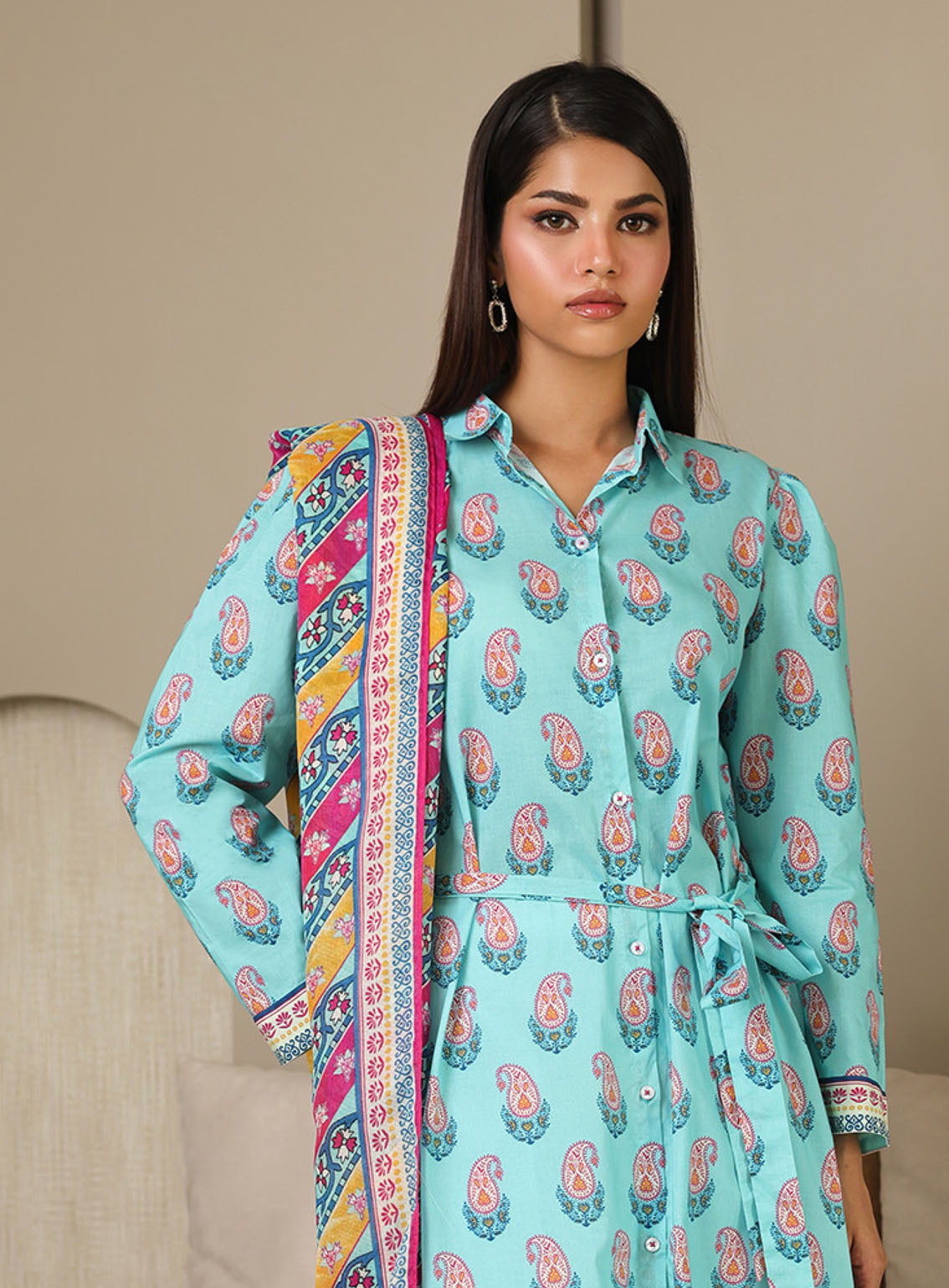Zellbury Printed Cambric 2 Piece Unstitched Suit WUC24X20001 Zellbury Printed Cambric 2 Piece Unstitched Suit WUC24X20001