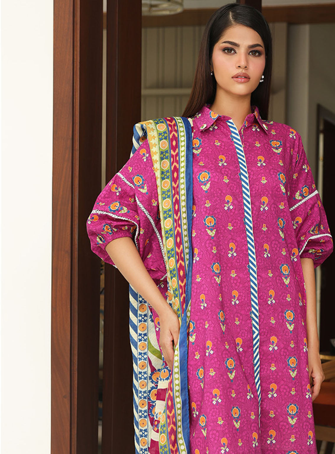 Zellbury Printed Cambric 2 Piece Unstitched Suit WUC24X20002 Zellbury Printed Cambric 2 Piece Unstitched Suit WUC24X20002