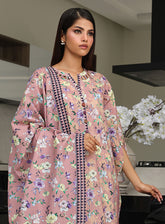 Zellbury Printed Cambric 2 Piece Unstitched Suit WUC24X20007