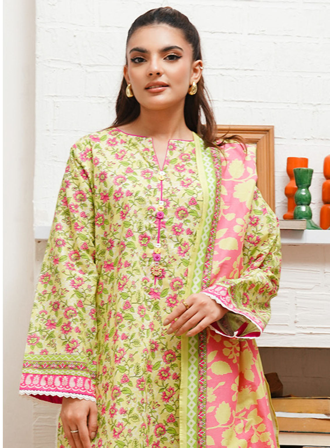 Zellbury Printed Cambric 2 Piece Unstitched Suit WUC24X20095 Zellbury Printed Cambric 2 Piece Unstitched Suit WUC24X20095