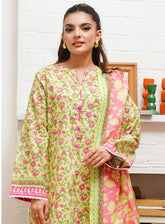 Zellbury Printed Cambric 2 Piece Unstitched Suit WUC24X20095