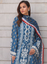Zellbury Printed Cambric 3 Piece Unstitched Suit WUC24X30029