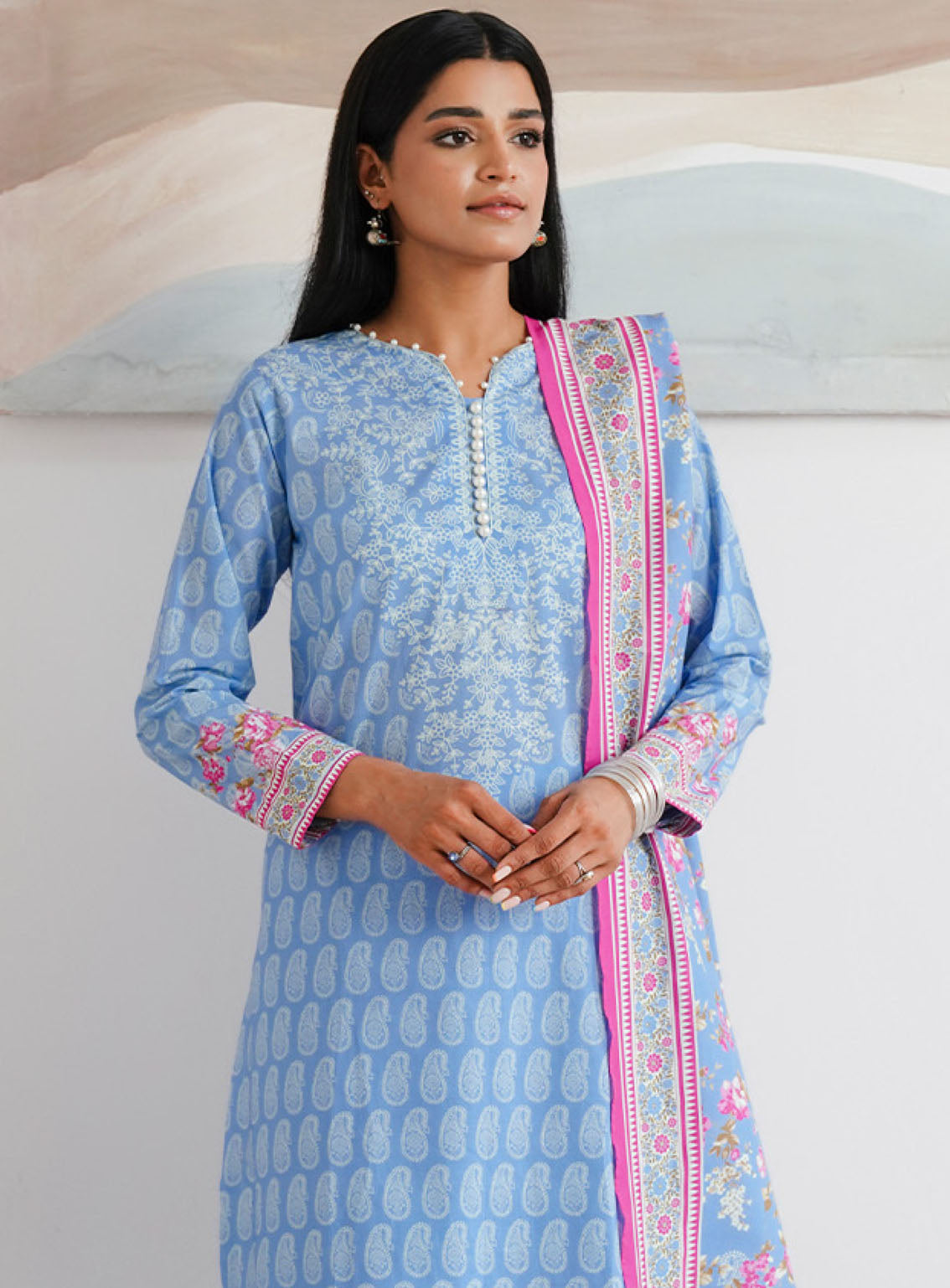 Zellbury Printed Cambric 3 Piece Unstitched Suit WUC24X30039 Zellbury Printed Cambric 3 Piece Unstitched Suit WUC24X30039