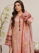 Zellbury Printed Cambric 3 Piece Unstitched Suit WUC24X30041
