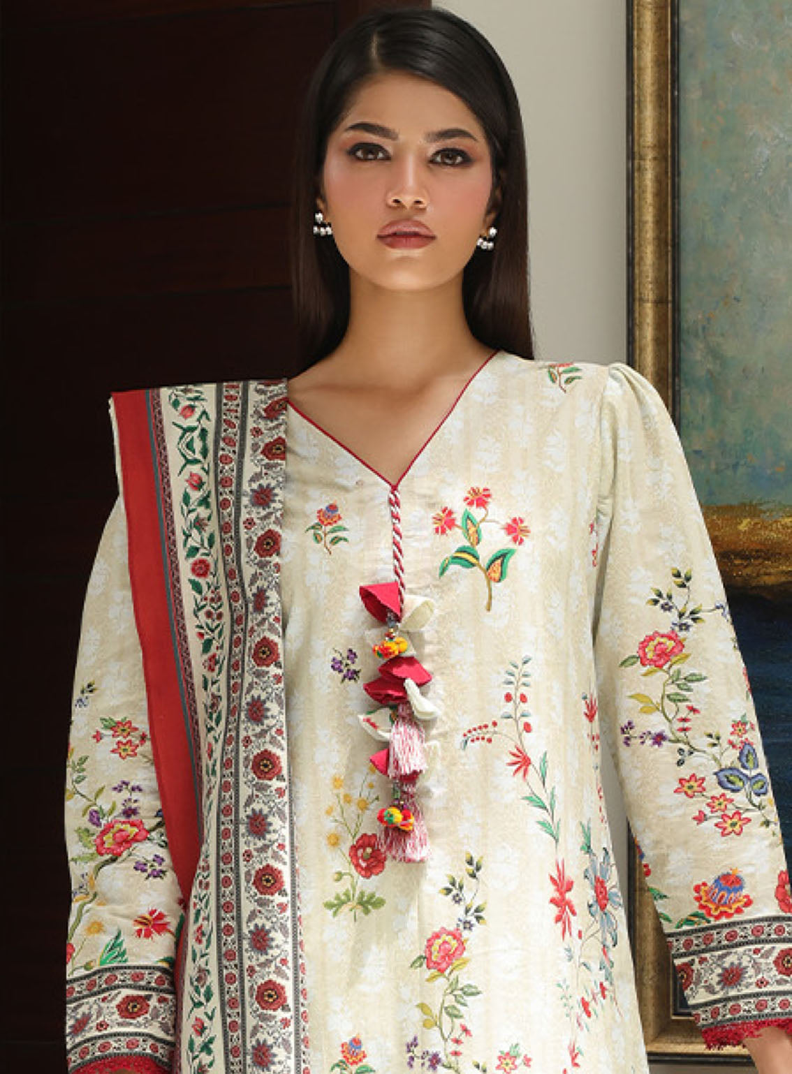 Zellbury Printed Cambric 3 Piece Unstitched Suit WUC24X30044 Zellbury Printed Cambric 3 Piece Unstitched Suit WUC24X30044