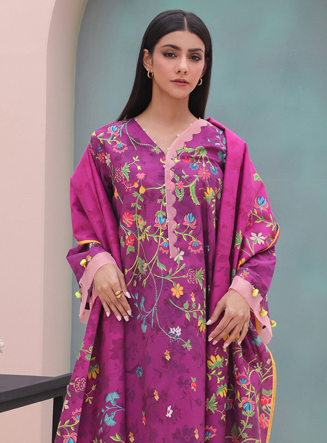 Zellbury Printed Cambric 3 Piece Unstitched Suit WUC24X30060 Zellbury Printed Cambric 3 Piece Unstitched Suit WUC24X30060