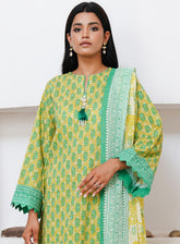 Zellbury Printed Cambric 3 Piece Unstitched Suit WUC24X30117