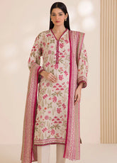 Zellbury Printed Cotton 2 Piece Unstitched Suit WUC25X20002