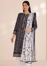 Zellbury Printed Cotton 2 Piece Unstitched Suit WUC25X20003