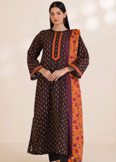 Zellbury Printed Cotton 2 Piece Unstitched Suit WUC25X20005