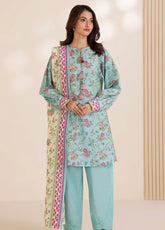 Zellbury Printed Cotton 3 Piece Unstitched Suit WUC25X30031