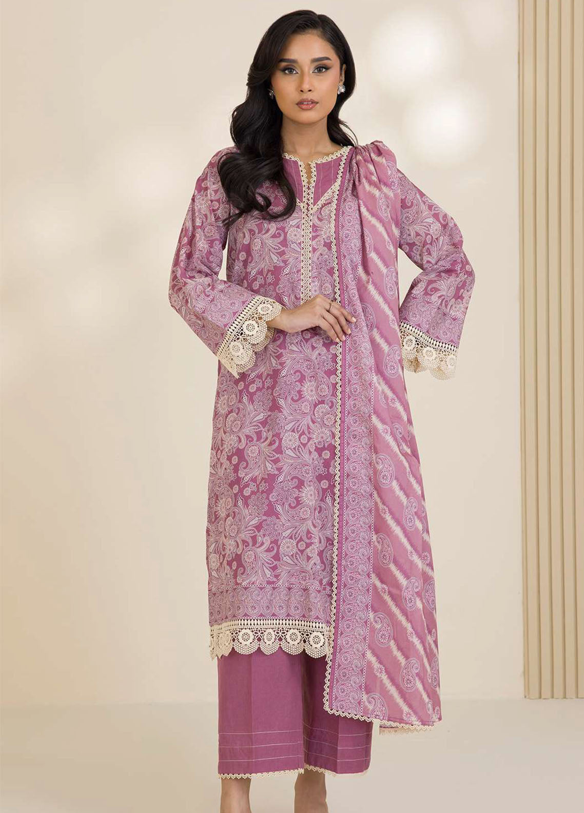 Zellbury Printed Cotton 3 Piece Unstitched Suit WUC25X30036 Zellbury Printed Cotton 3 Piece Unstitched Suit WUC25X30036
