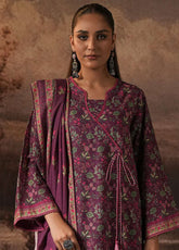Zellbury Printed Edition Karandi 3 Piece Unstitched Suit WUW24X30377