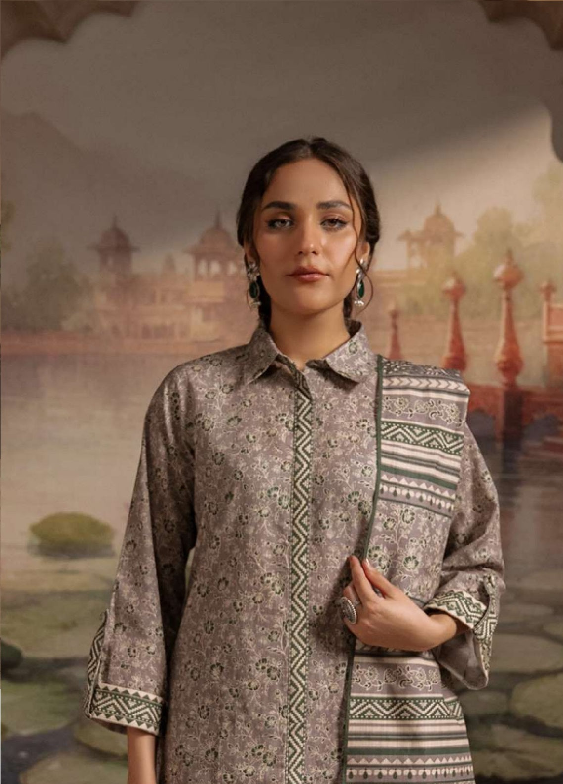 Zellbury Printed Edition Karandi 3 Piece Unstitched Suit WUW24X30457 Zellbury Printed Edition Karandi 3 Piece Unstitched Suit WUW24X30457