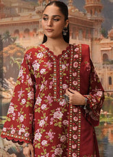 Zellbury Printed Edition Khaddar 3 Piece Unstitched Suit WUW24X30389