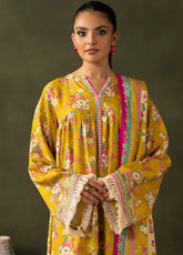 Zellbury Printed Edition Slub Viscose 2 Piece Unstitched Suit WUW24X30289